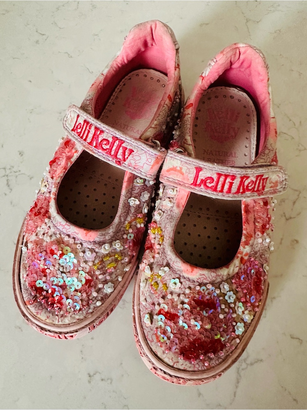 Lelli Kelly Canvas Mary Jane’s (Girl’s Size 11)